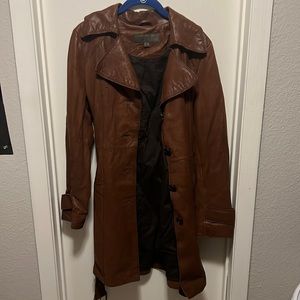 Marc New York Leather Coat